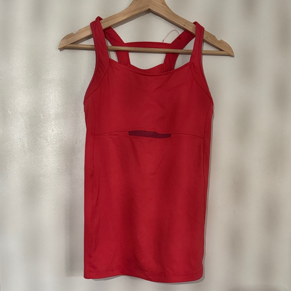 Athleta Vibrant Red Tank Top size S